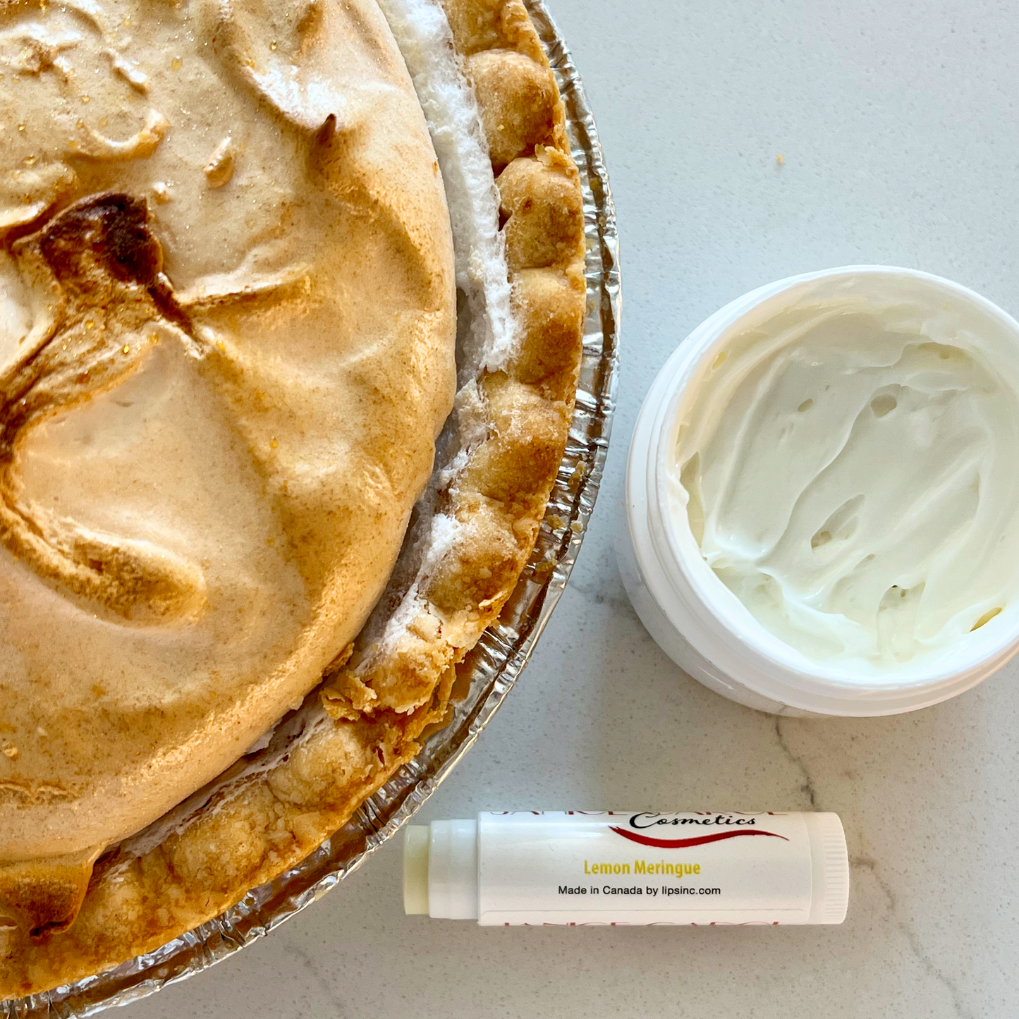 Natural Lip Balm: Lemon Meringue Pie