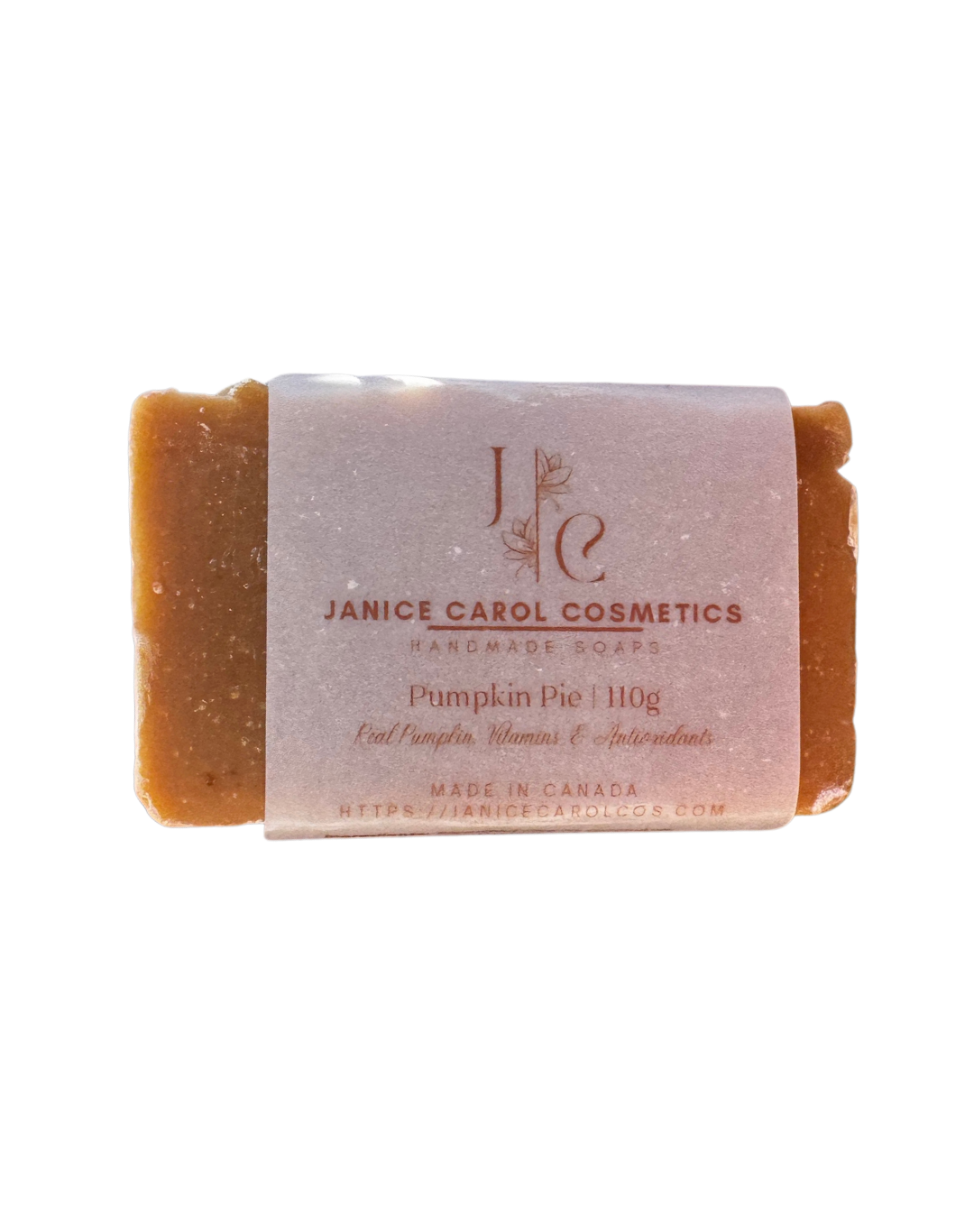 Pumpkin Pie Natural Bar Soap: Pumpkin and Anti-Oxidants