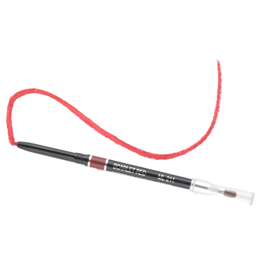Scarlet Red Retractable Lip Pencil with Brush 421