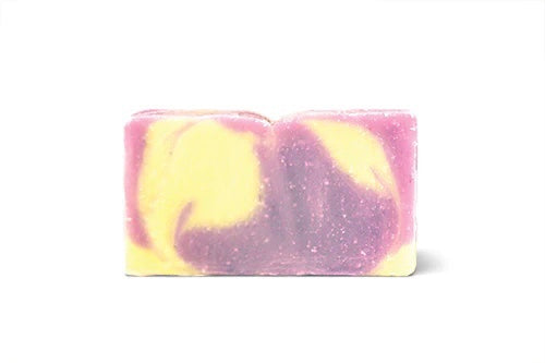Creamsicle: Orange tangerine swirls with grapefruit and strawberry