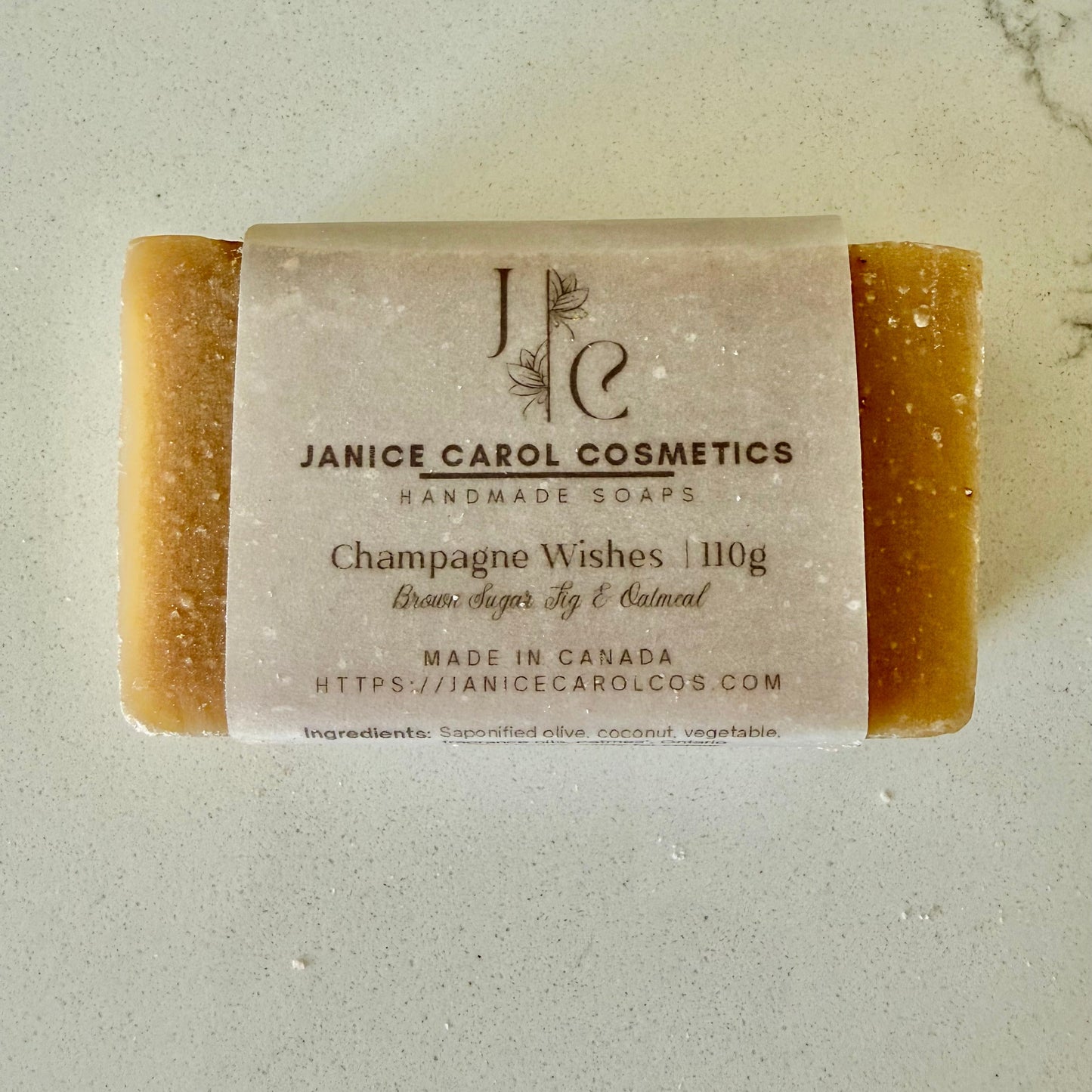 Champagne Wishes - Brown Sugar, fig and oatmeal.