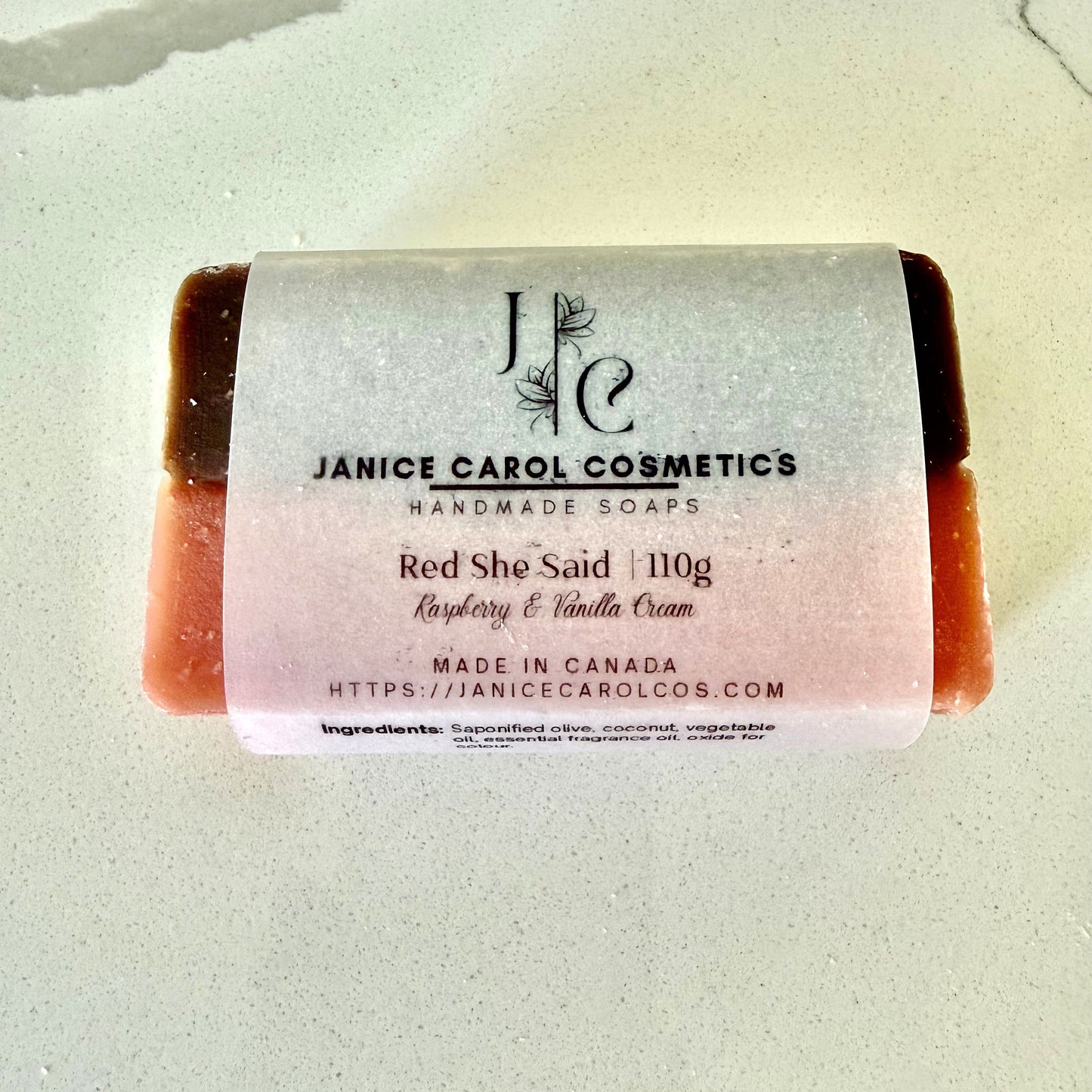 Red She Said -Rich Raspberry and Vanilla Cream Soap